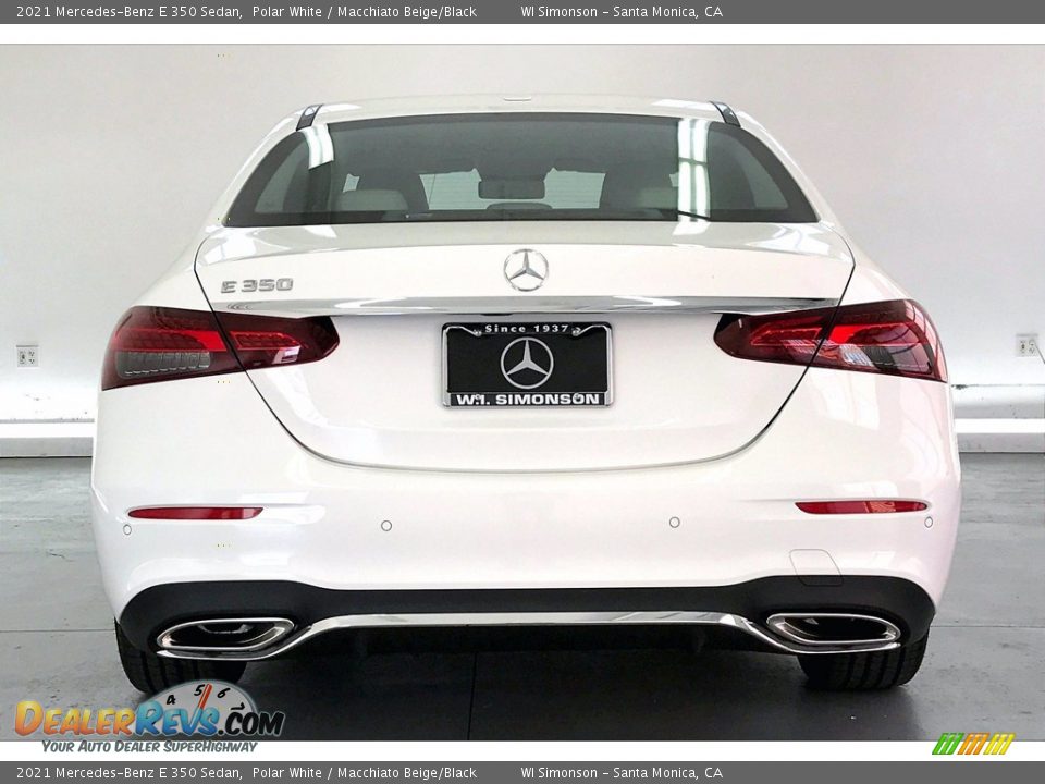 2021 Mercedes-Benz E 350 Sedan Polar White / Macchiato Beige/Black Photo #3