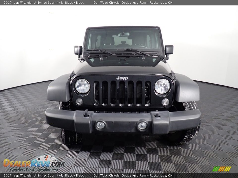 2017 Jeep Wrangler Unlimited Sport 4x4 Black / Black Photo #5