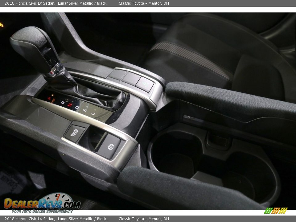 2018 Honda Civic LX Sedan Lunar Silver Metallic / Black Photo #15