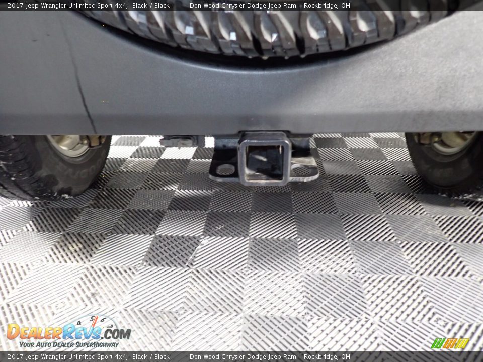 2017 Jeep Wrangler Unlimited Sport 4x4 Black / Black Photo #13
