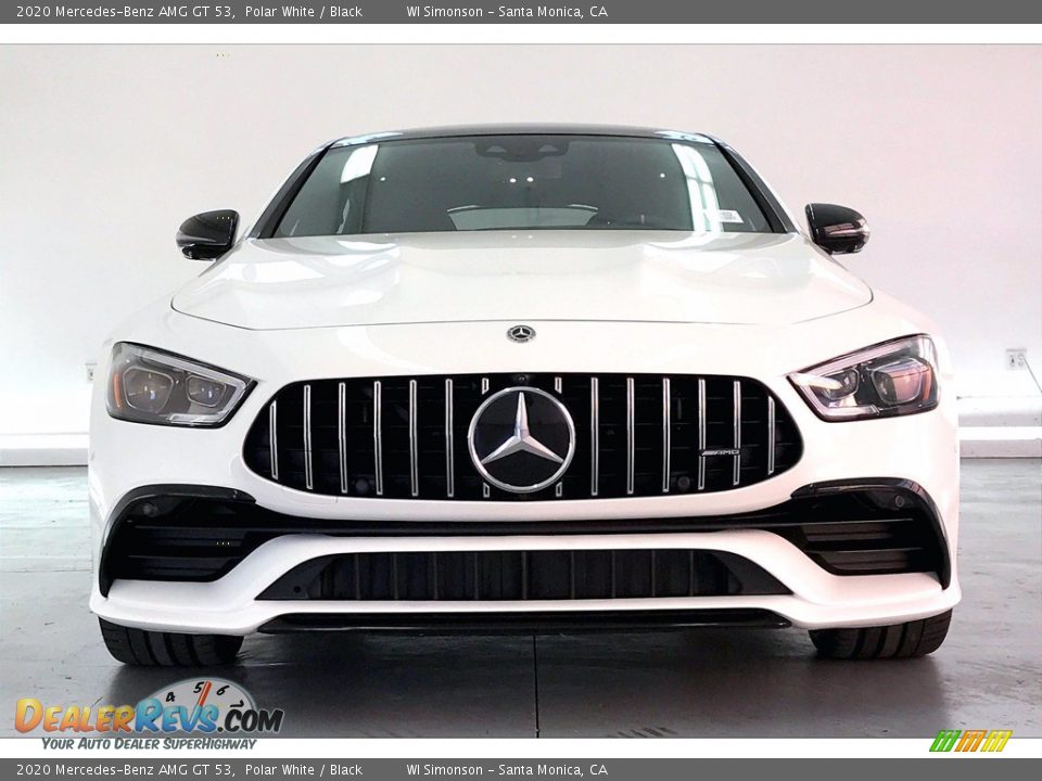 2020 Mercedes-Benz AMG GT 53 Polar White / Black Photo #2