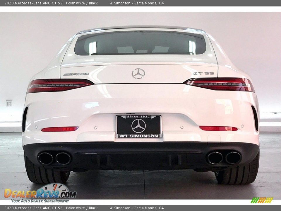 2020 Mercedes-Benz AMG GT 53 Polar White / Black Photo #3