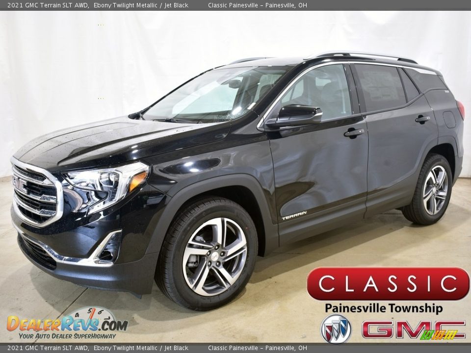 2021 GMC Terrain SLT AWD Ebony Twilight Metallic / Jet Black Photo #1