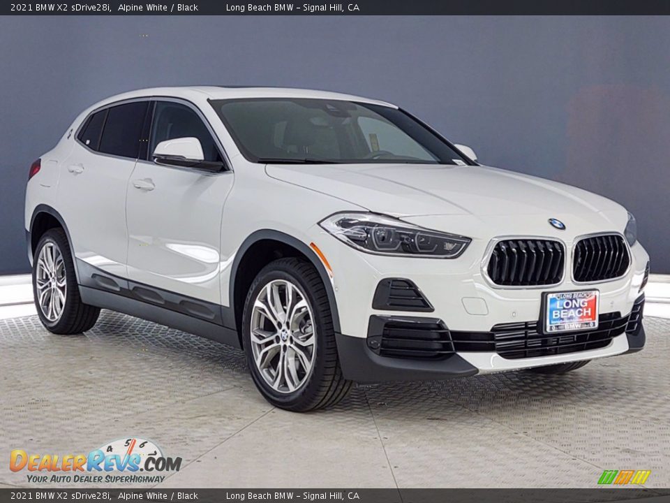 2021 BMW X2 sDrive28i Alpine White / Black Photo #27