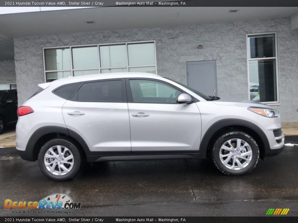 2021 Hyundai Tucson Value AWD Stellar Silver / Gray Photo #2