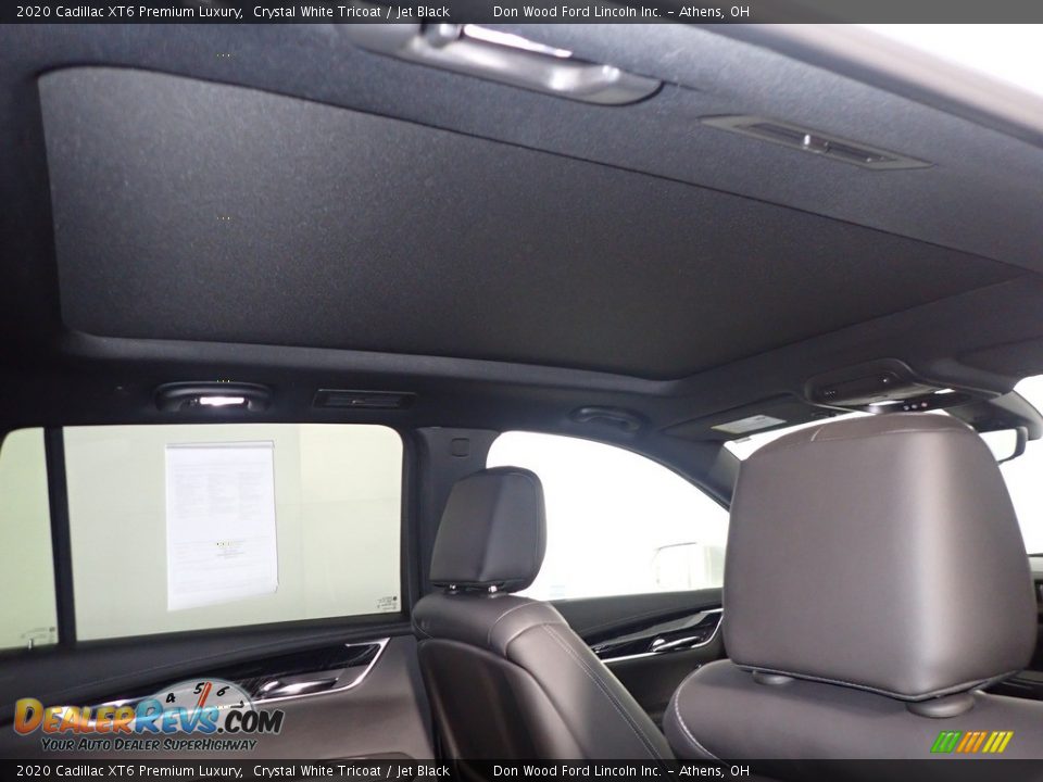 2020 Cadillac XT6 Premium Luxury Crystal White Tricoat / Jet Black Photo #2