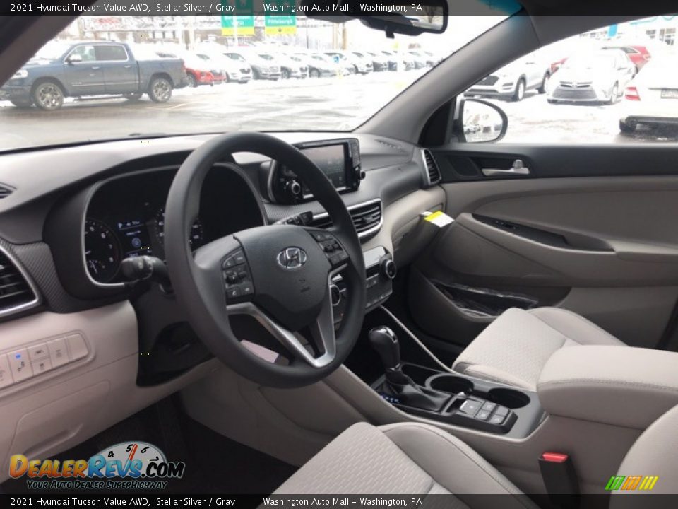 2021 Hyundai Tucson Value AWD Stellar Silver / Gray Photo #4