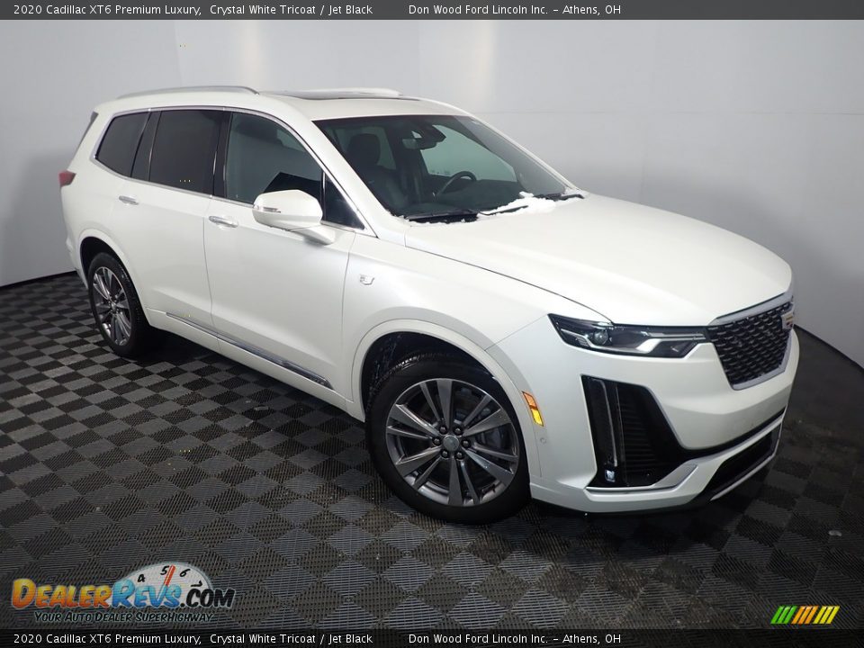 2020 Cadillac XT6 Premium Luxury Crystal White Tricoat / Jet Black Photo #5