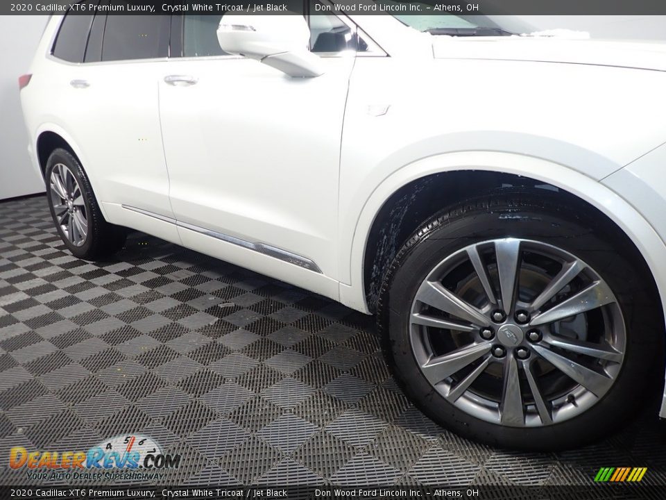 2020 Cadillac XT6 Premium Luxury Crystal White Tricoat / Jet Black Photo #6