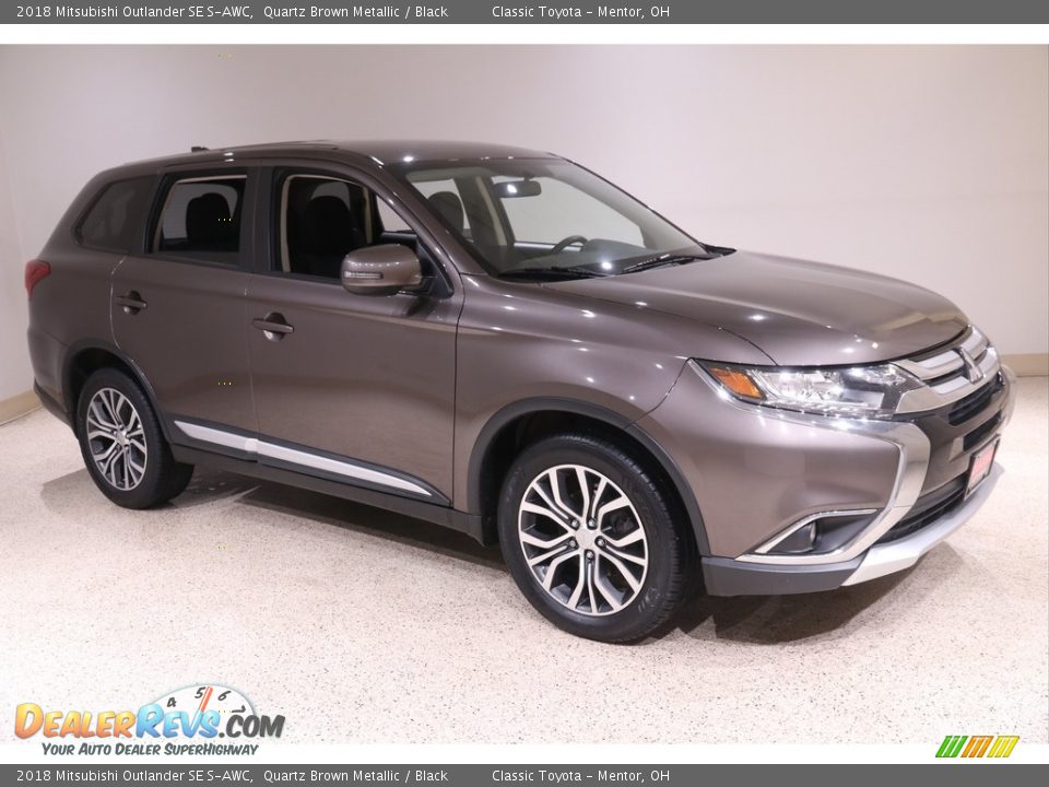 2018 Mitsubishi Outlander SE S-AWC Quartz Brown Metallic / Black Photo #1