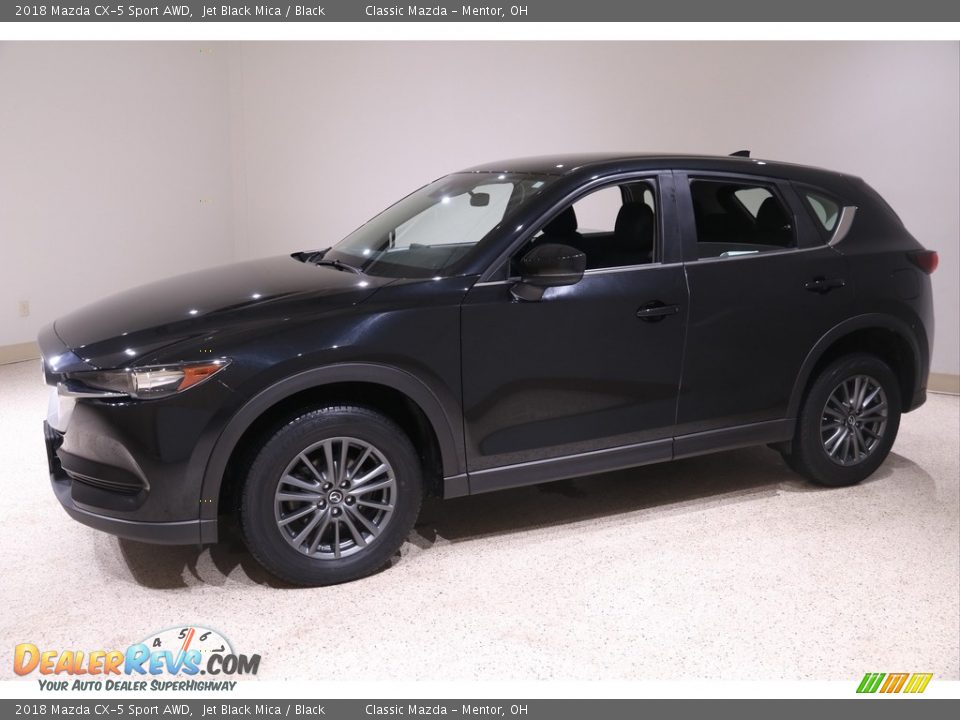 2018 Mazda CX-5 Sport AWD Jet Black Mica / Black Photo #3