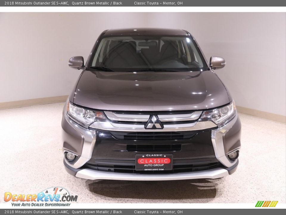 2018 Mitsubishi Outlander SE S-AWC Quartz Brown Metallic / Black Photo #2