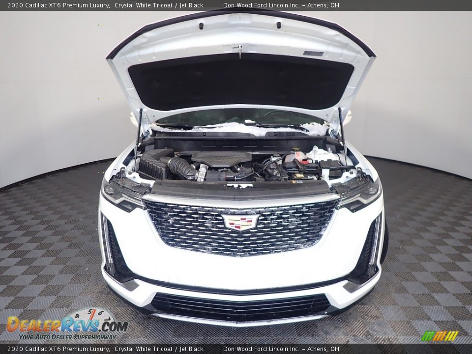 2020 Cadillac XT6 Premium Luxury Crystal White Tricoat / Jet Black Photo #8