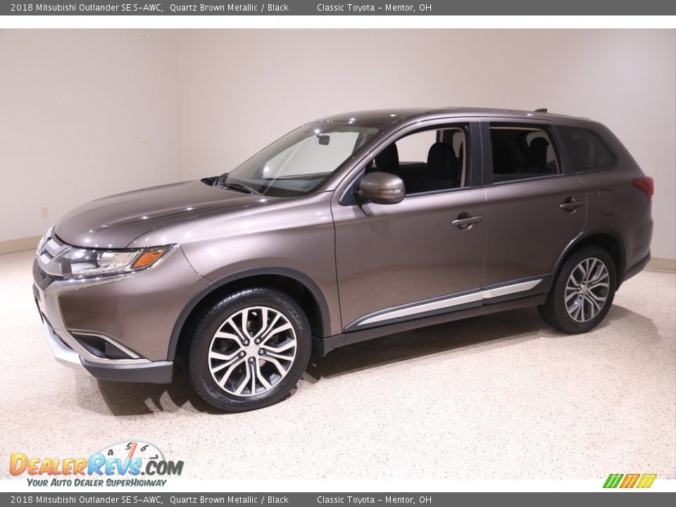 2018 Mitsubishi Outlander SE S-AWC Quartz Brown Metallic / Black Photo #3