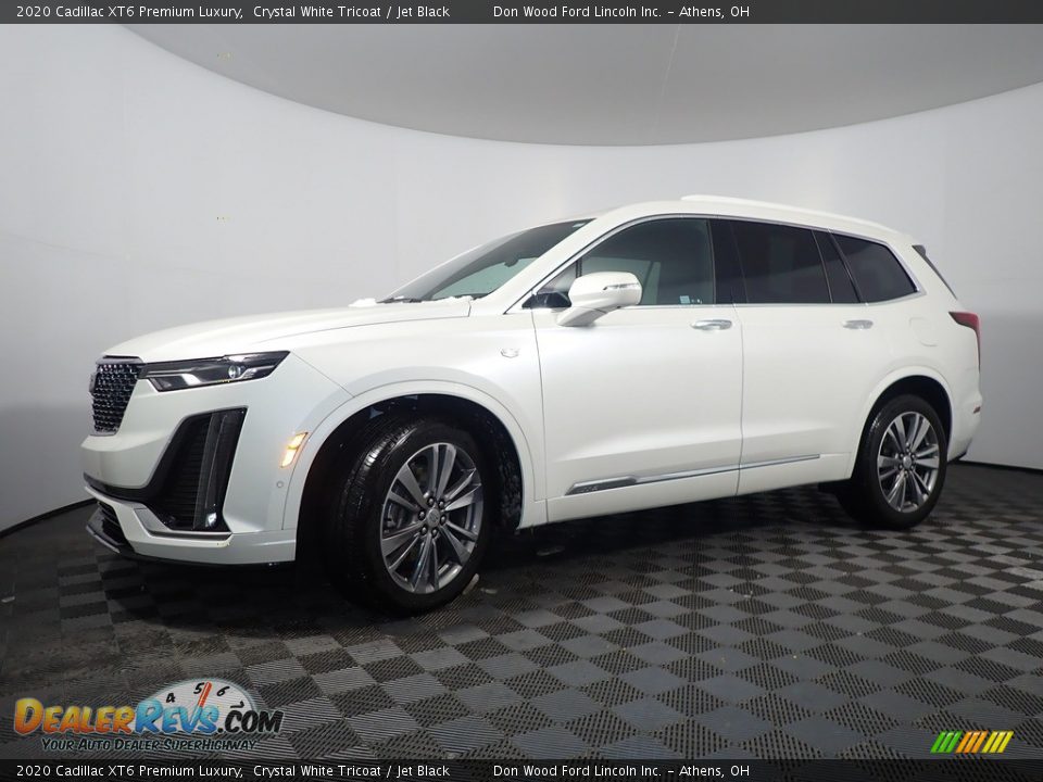 2020 Cadillac XT6 Premium Luxury Crystal White Tricoat / Jet Black Photo #10