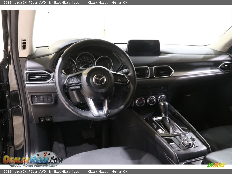 2018 Mazda CX-5 Sport AWD Jet Black Mica / Black Photo #6