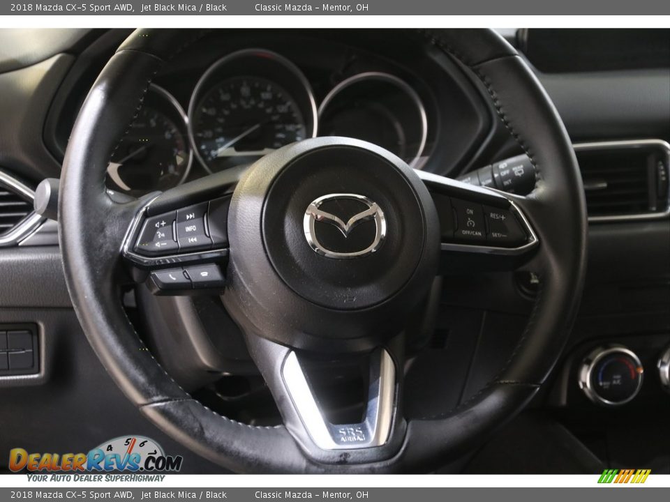 2018 Mazda CX-5 Sport AWD Jet Black Mica / Black Photo #7