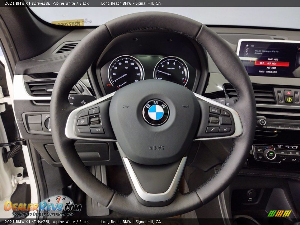 2021 BMW X1 sDrive28i Alpine White / Black Photo #8