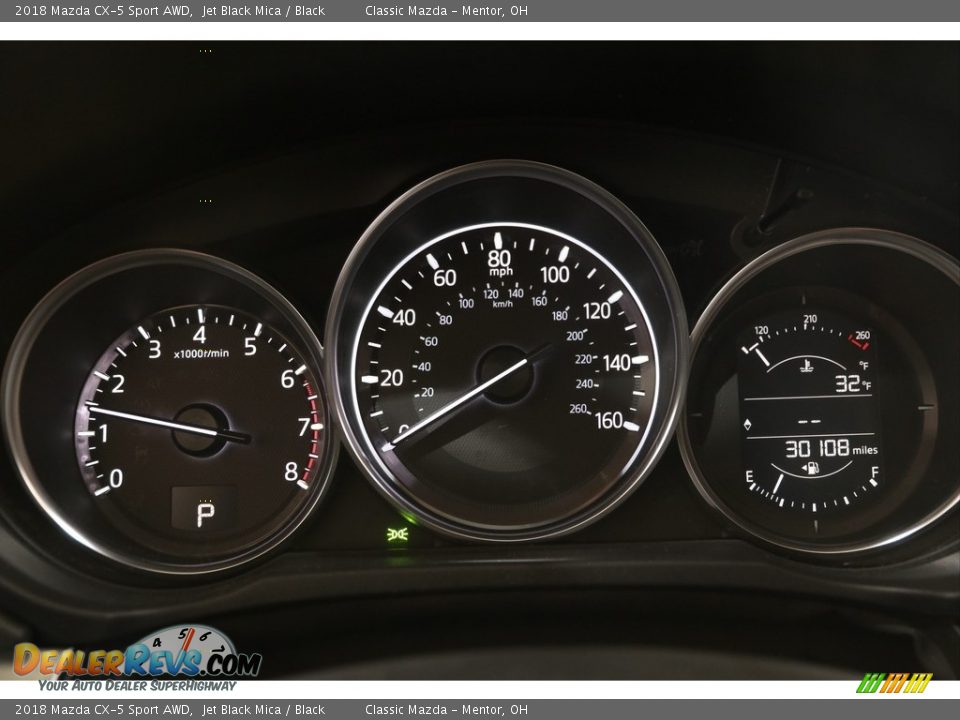 2018 Mazda CX-5 Sport AWD Jet Black Mica / Black Photo #8