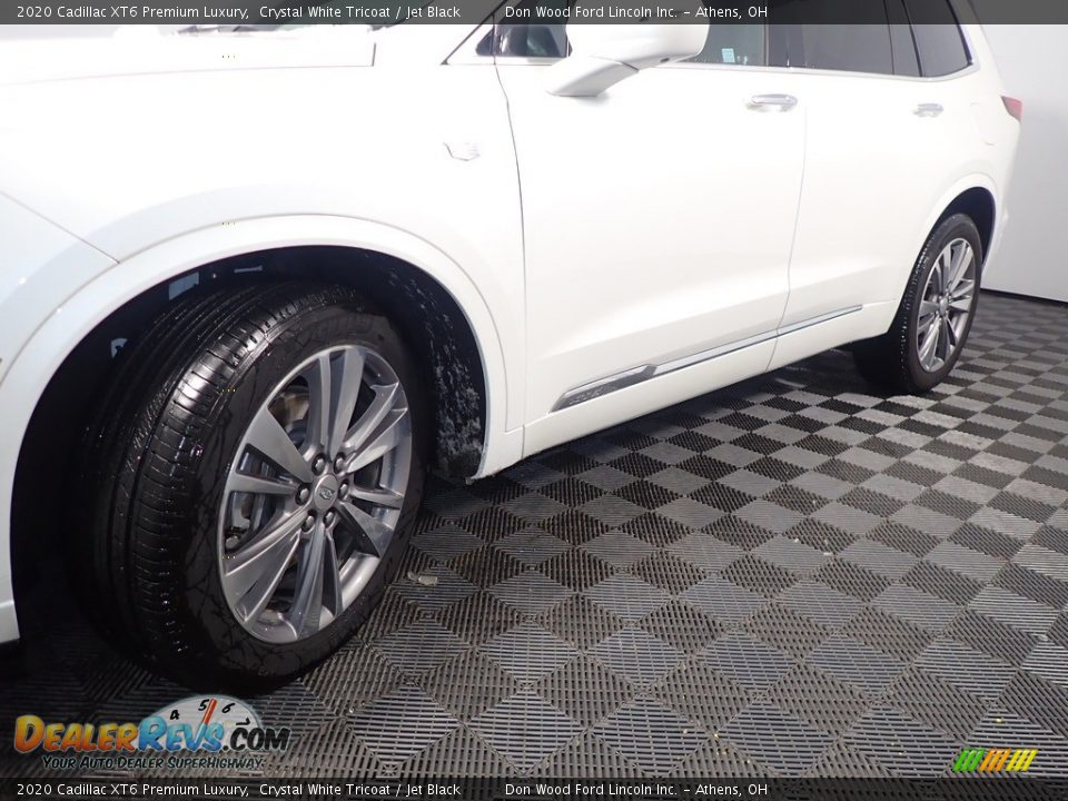 2020 Cadillac XT6 Premium Luxury Crystal White Tricoat / Jet Black Photo #12