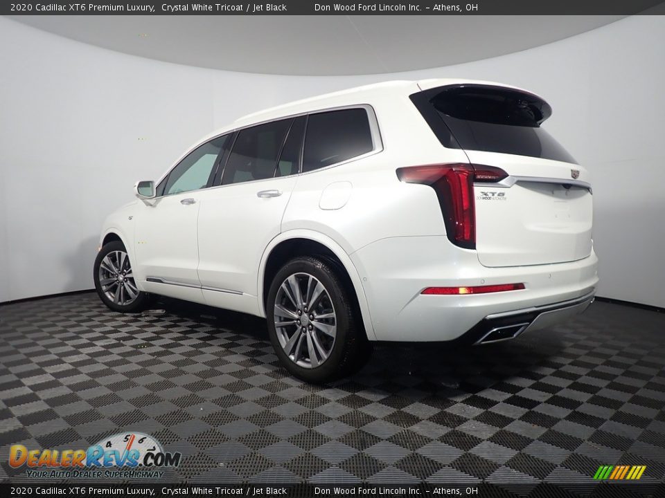 2020 Cadillac XT6 Premium Luxury Crystal White Tricoat / Jet Black Photo #13
