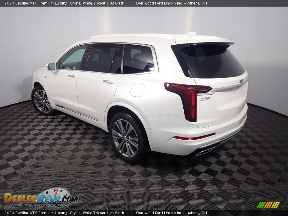 2020 Cadillac XT6 Premium Luxury Crystal White Tricoat / Jet Black Photo #14