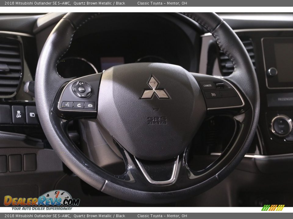 2018 Mitsubishi Outlander SE S-AWC Quartz Brown Metallic / Black Photo #7