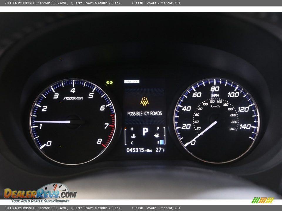 2018 Mitsubishi Outlander SE S-AWC Quartz Brown Metallic / Black Photo #8