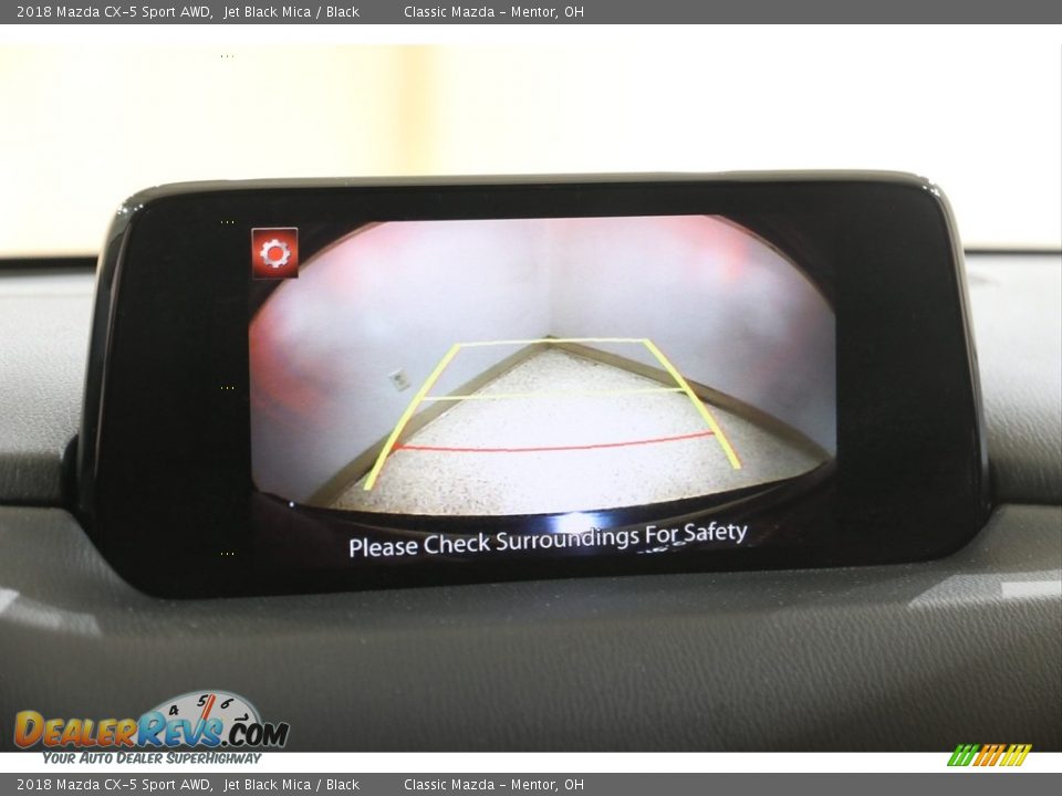 2018 Mazda CX-5 Sport AWD Jet Black Mica / Black Photo #12