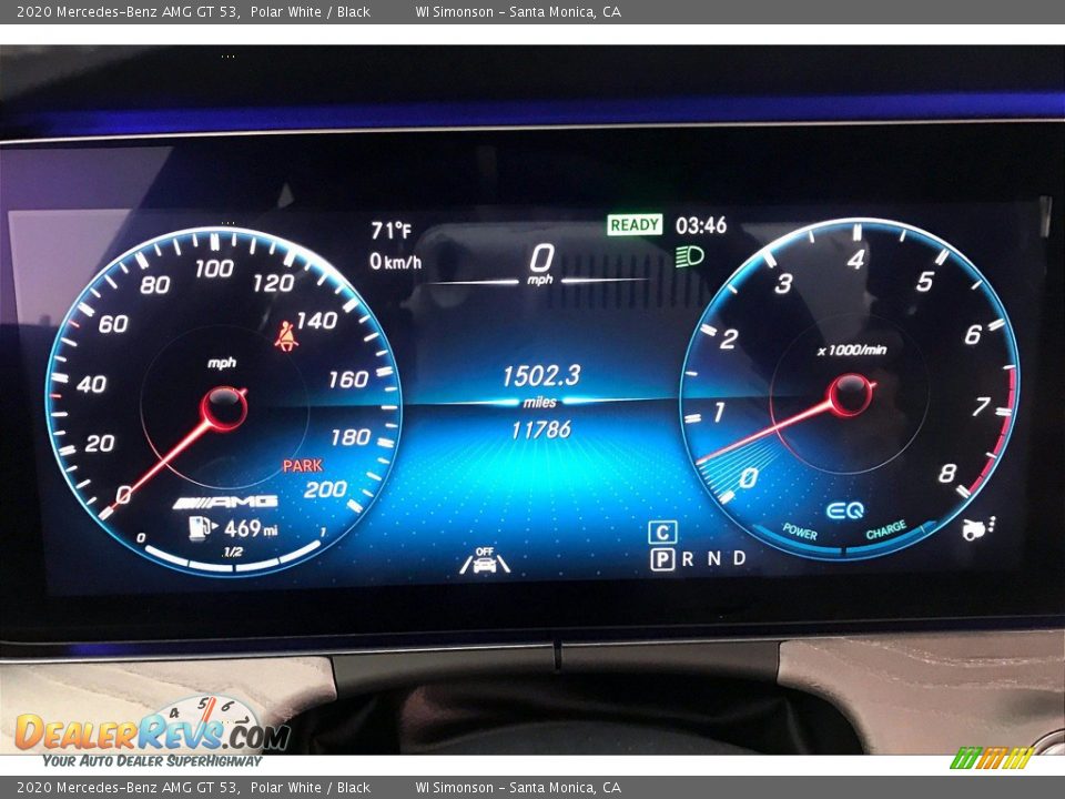 2020 Mercedes-Benz AMG GT 53 Gauges Photo #23