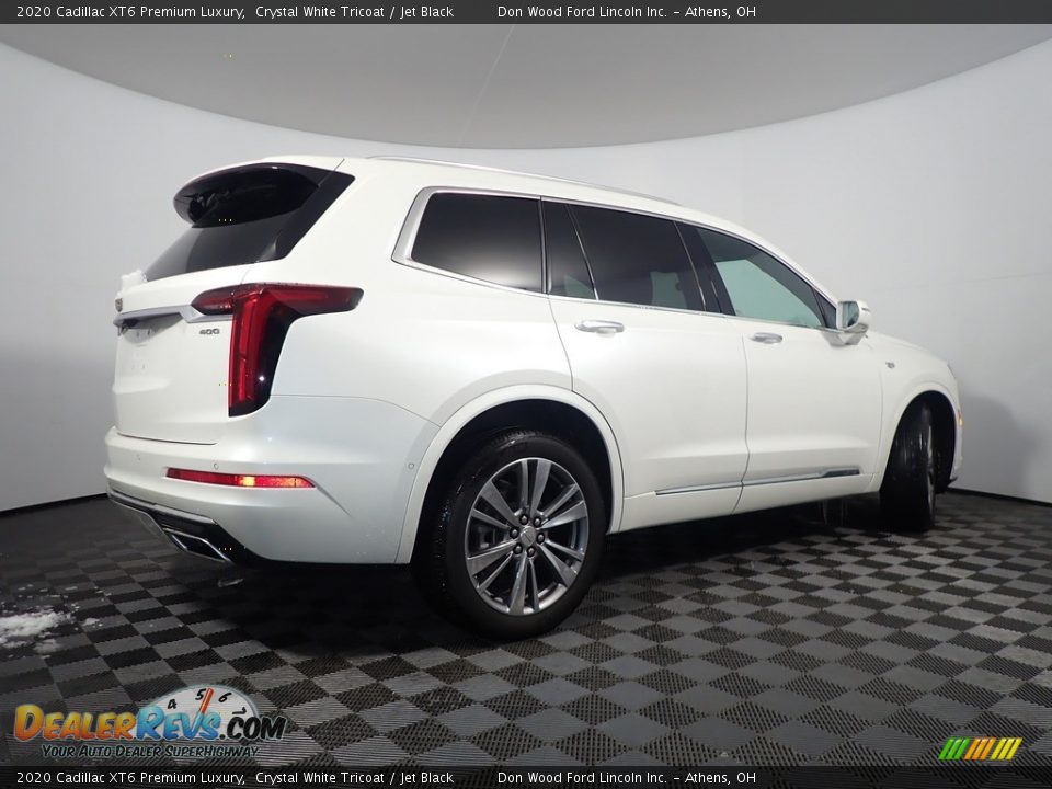 2020 Cadillac XT6 Premium Luxury Crystal White Tricoat / Jet Black Photo #19
