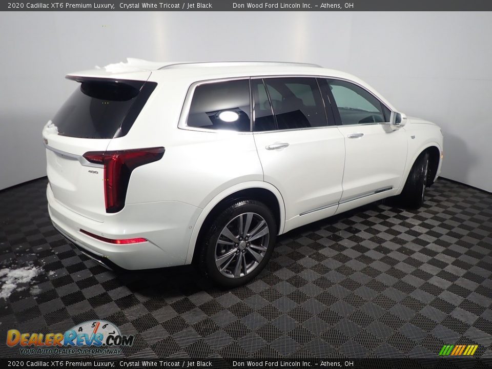 2020 Cadillac XT6 Premium Luxury Crystal White Tricoat / Jet Black Photo #20