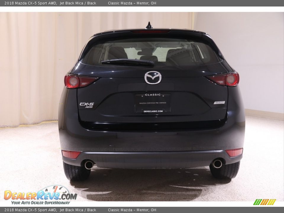 2018 Mazda CX-5 Sport AWD Jet Black Mica / Black Photo #17