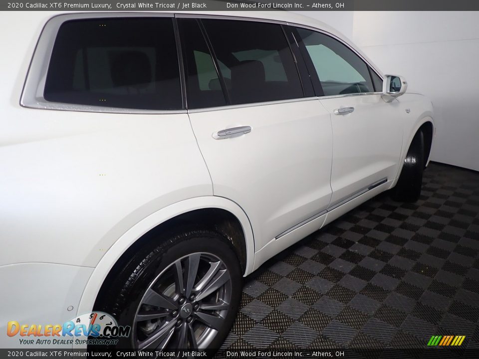 2020 Cadillac XT6 Premium Luxury Crystal White Tricoat / Jet Black Photo #22
