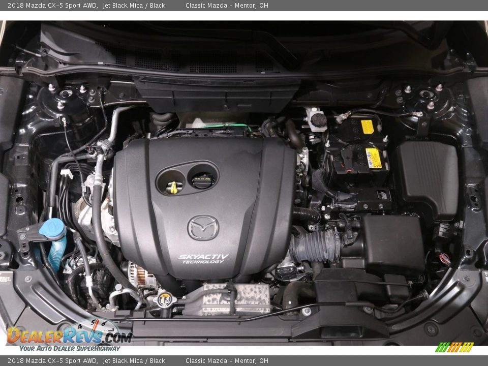 2018 Mazda CX-5 Sport AWD Jet Black Mica / Black Photo #18