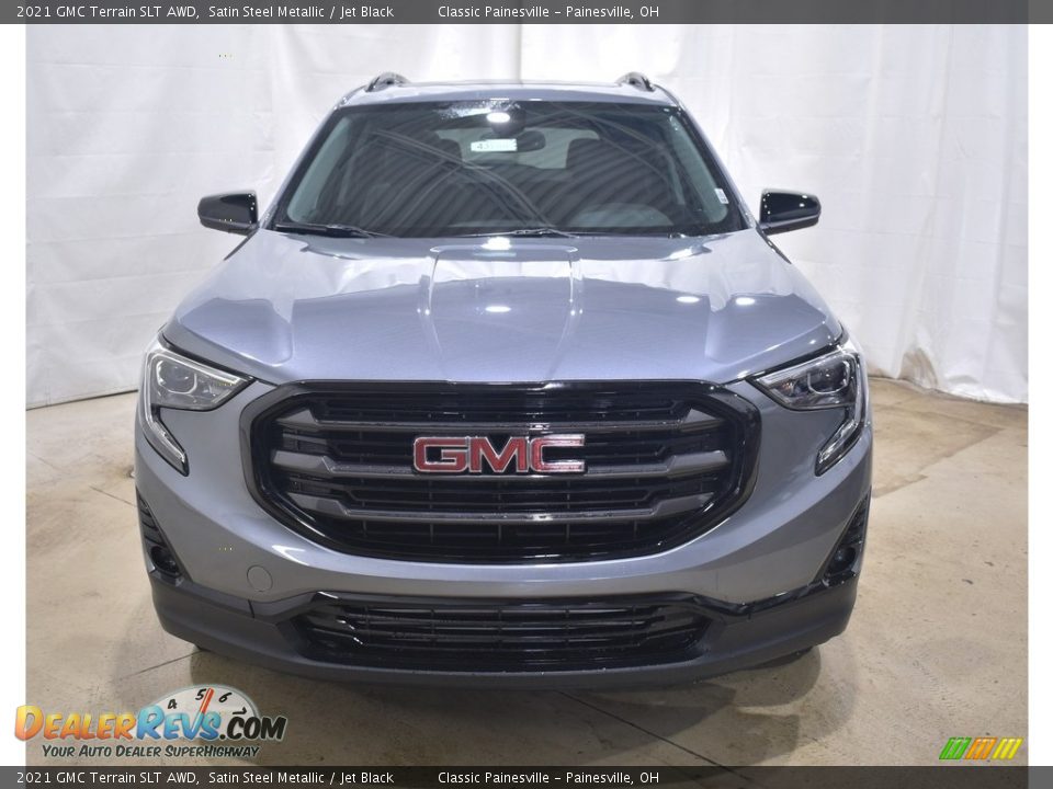 2021 GMC Terrain SLT AWD Satin Steel Metallic / Jet Black Photo #4