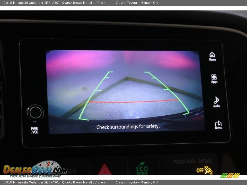 2018 Mitsubishi Outlander SE S-AWC Quartz Brown Metallic / Black Photo #17