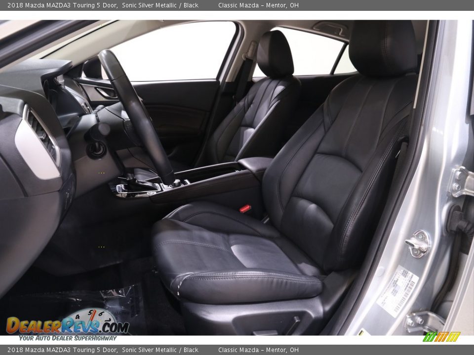 2018 Mazda MAZDA3 Touring 5 Door Sonic Silver Metallic / Black Photo #5