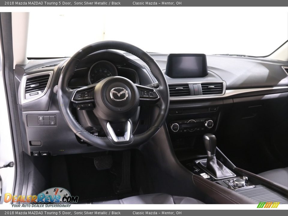 2018 Mazda MAZDA3 Touring 5 Door Sonic Silver Metallic / Black Photo #6