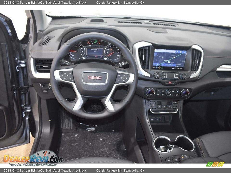 2021 GMC Terrain SLT AWD Satin Steel Metallic / Jet Black Photo #11