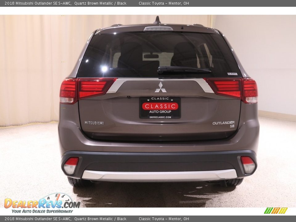 2018 Mitsubishi Outlander SE S-AWC Quartz Brown Metallic / Black Photo #22