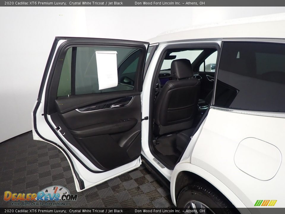 2020 Cadillac XT6 Premium Luxury Crystal White Tricoat / Jet Black Photo #33