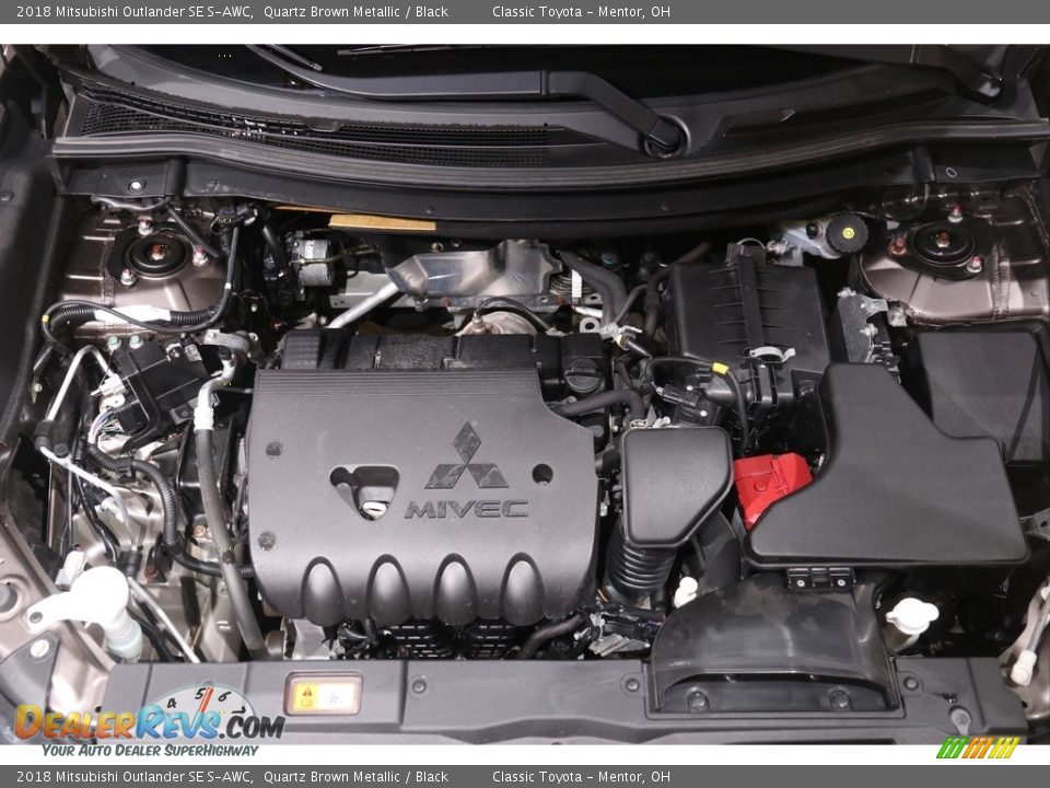 2018 Mitsubishi Outlander SE S-AWC Quartz Brown Metallic / Black Photo #23