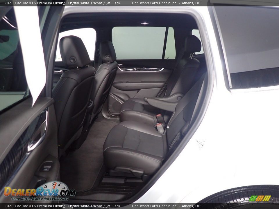 2020 Cadillac XT6 Premium Luxury Crystal White Tricoat / Jet Black Photo #34