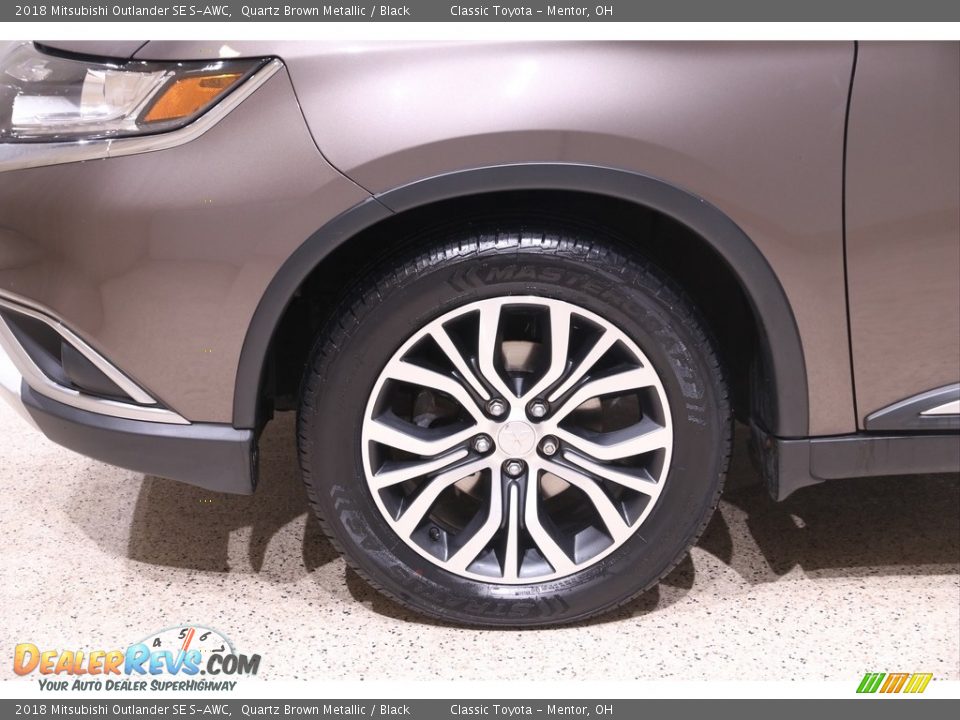 2018 Mitsubishi Outlander SE S-AWC Quartz Brown Metallic / Black Photo #24