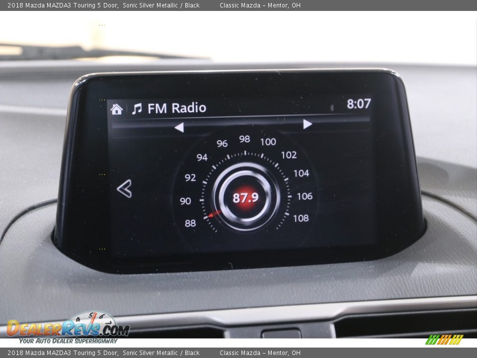 2018 Mazda MAZDA3 Touring 5 Door Sonic Silver Metallic / Black Photo #11