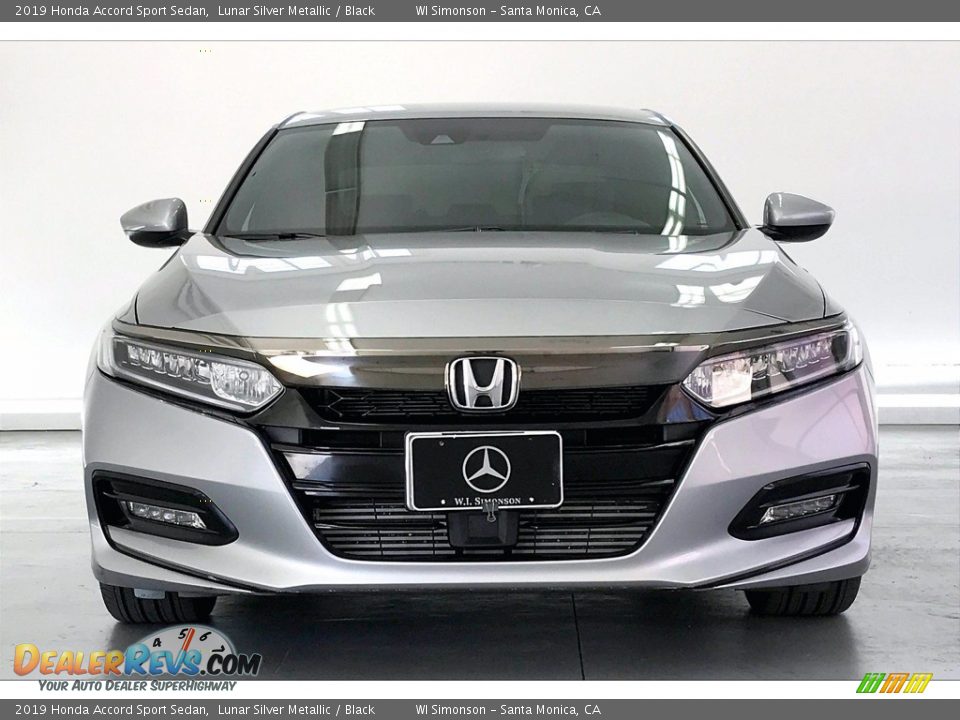2019 Honda Accord Sport Sedan Lunar Silver Metallic / Black Photo #2