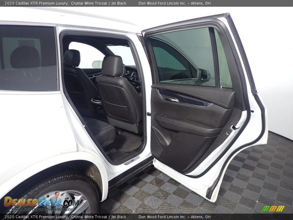 2020 Cadillac XT6 Premium Luxury Crystal White Tricoat / Jet Black Photo #36