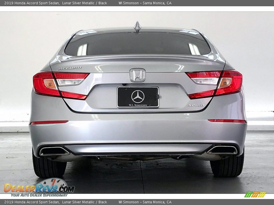 2019 Honda Accord Sport Sedan Lunar Silver Metallic / Black Photo #3
