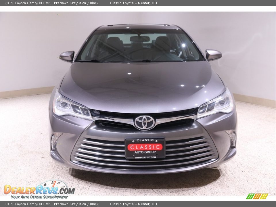 2015 Toyota Camry XLE V6 Predawn Gray Mica / Black Photo #2